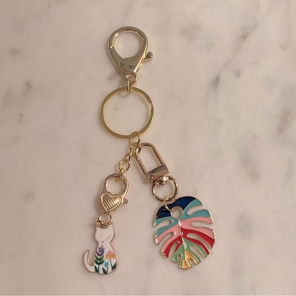 Detachable Keychain with Charms